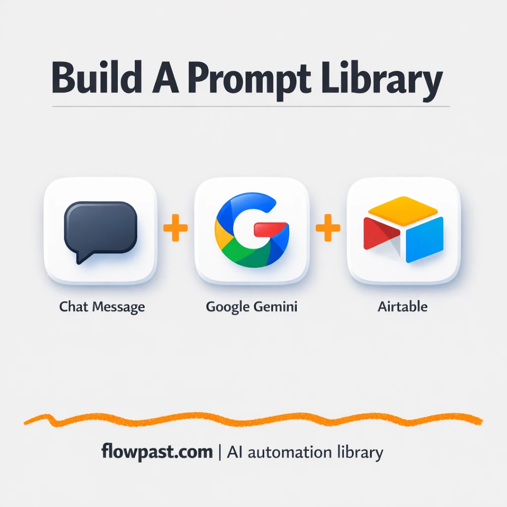 Slack to Airtable, build a searchable prompt library - n8n workflow automation template