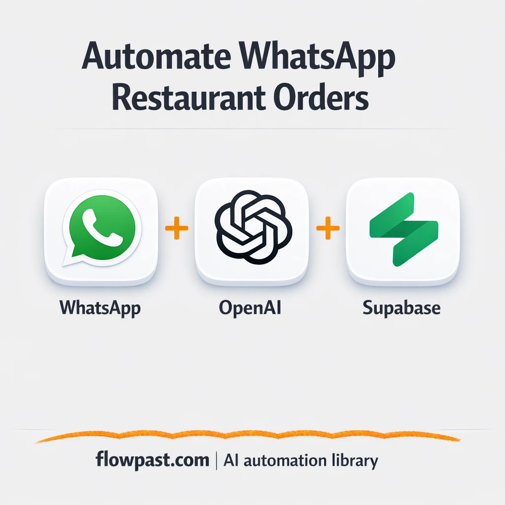 WhatsApp + Google Sheets: clean orders, fewer mistakes - n8n workflow automation template