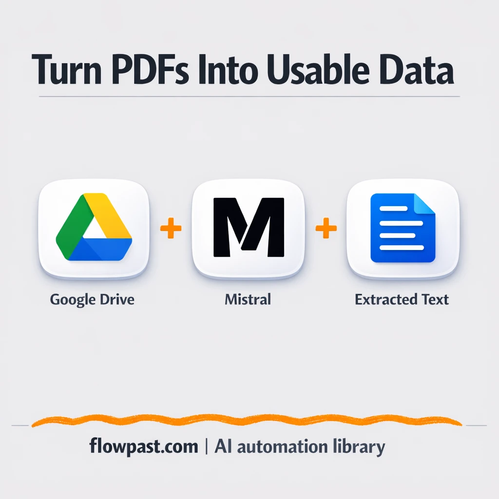 Google Drive to Google Sheets, clean OCR tables - n8n workflow automation template