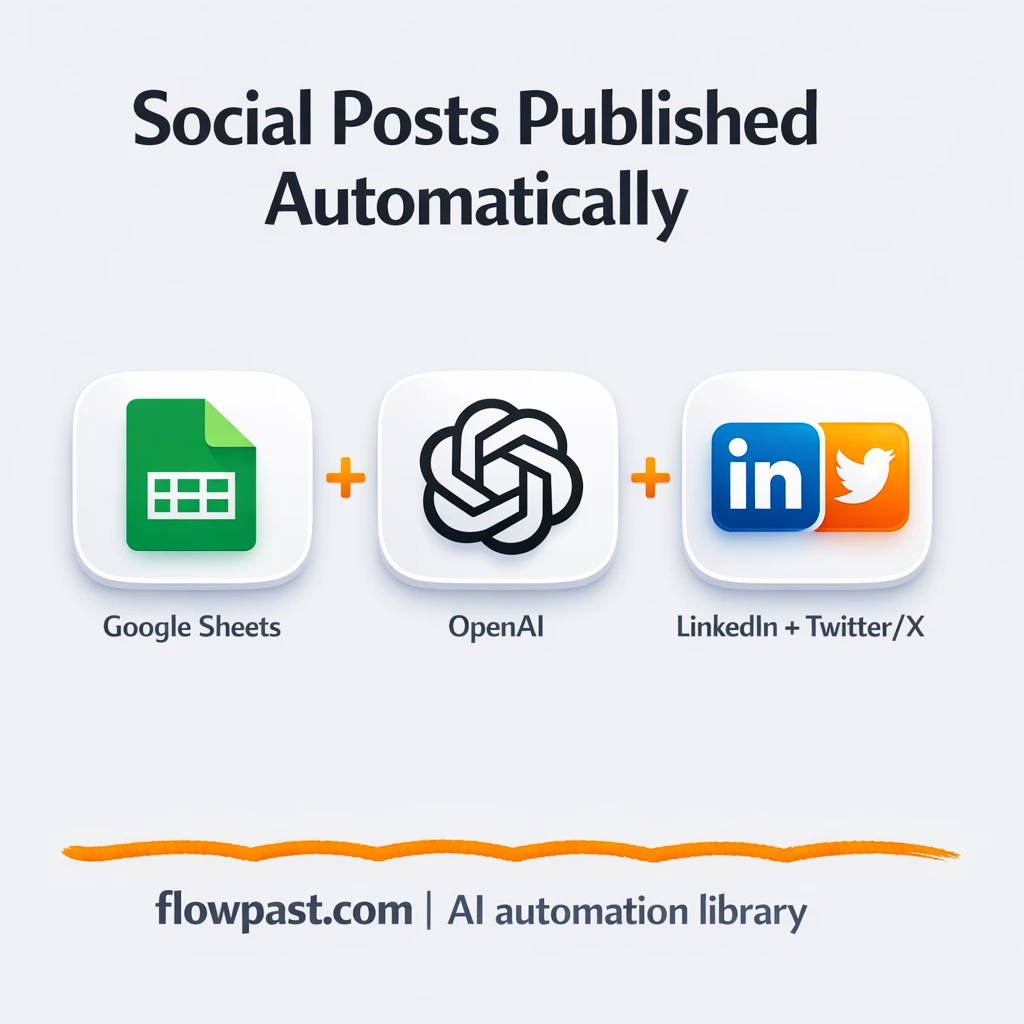 Google Sheets + LinkedIn: posts published consistently - n8n workflow automation template