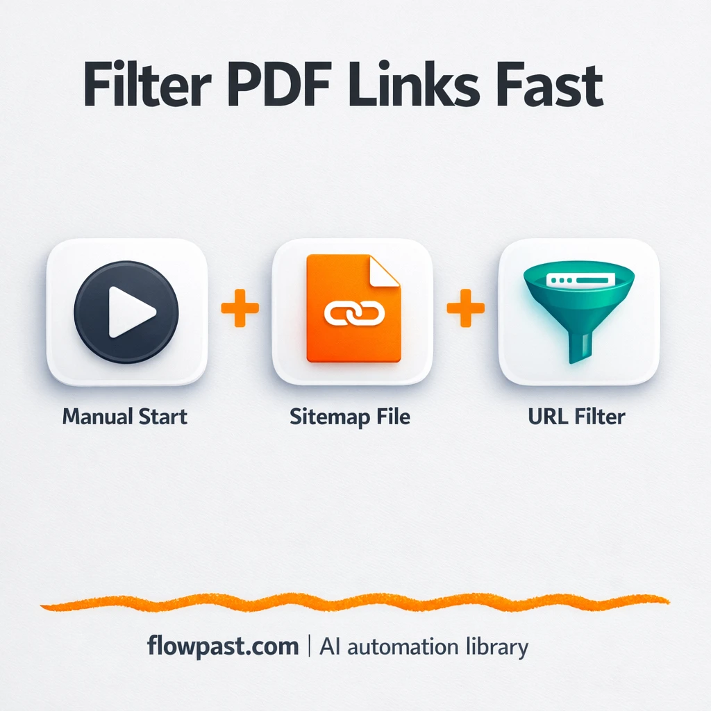 Sitemap URLs to Google Sheets, clean audit lists - n8n workflow automation template
