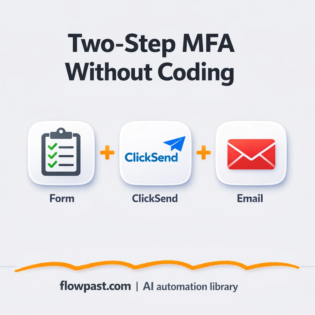 ClickSend + SMTP: verify signups without the hassle - n8n workflow automation template