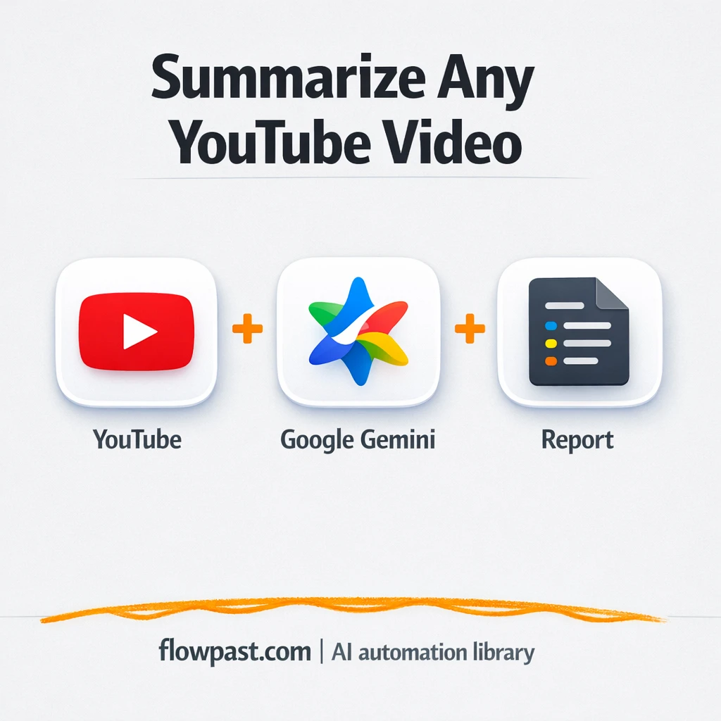 YouTube to Google Sheets, summaries and clip ideas - n8n workflow automation template