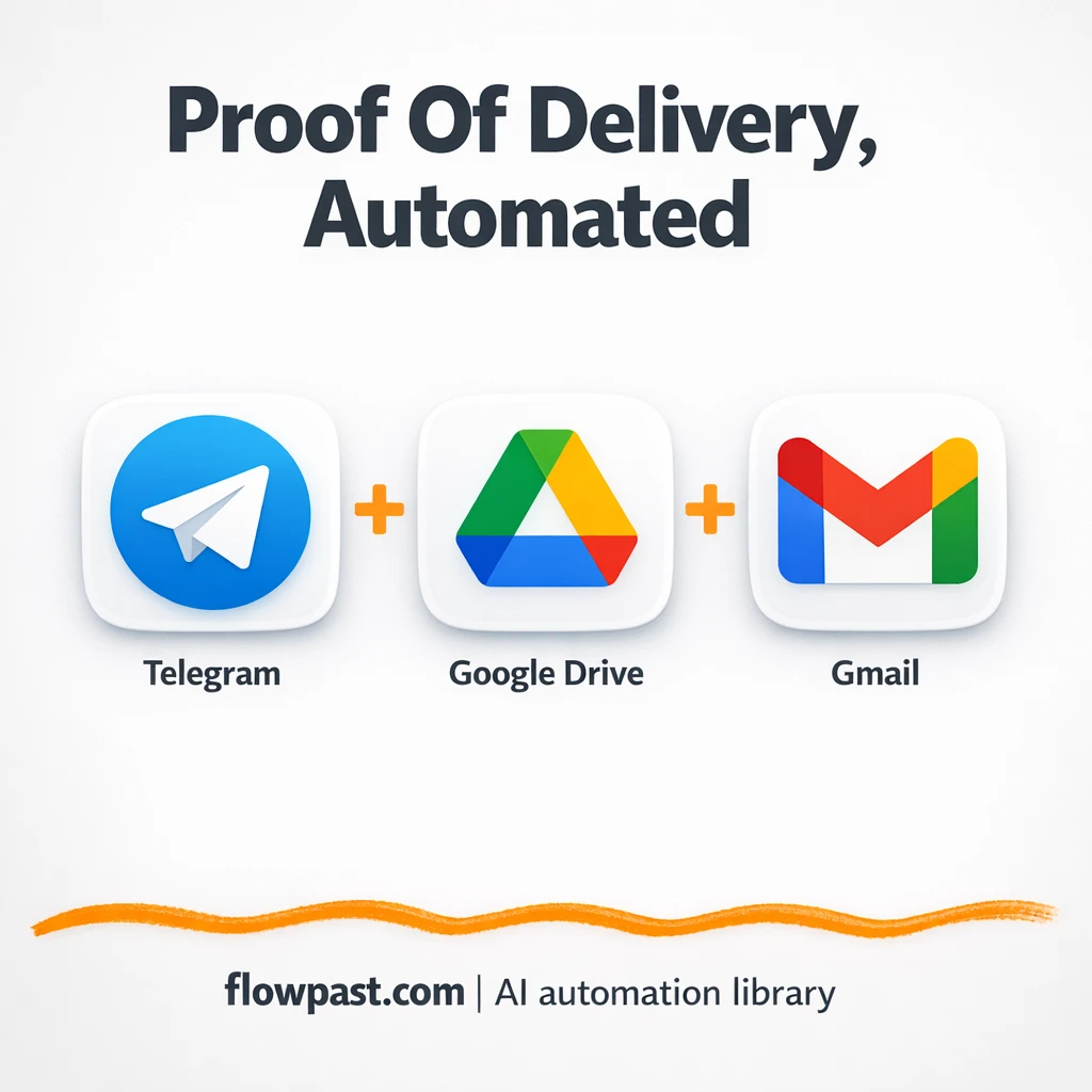 Telegram + Google Sheets, proof of delivery logged - n8n workflow automation template