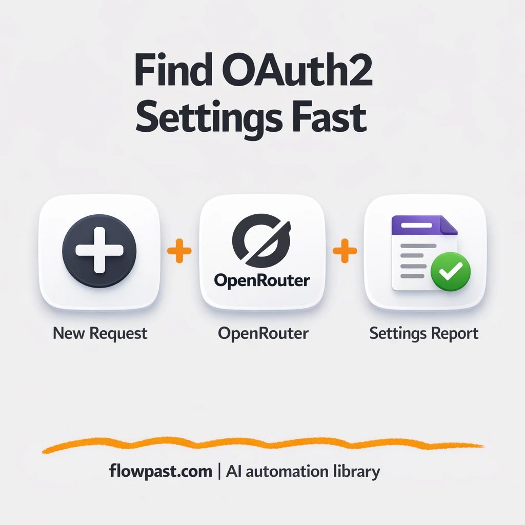 OpenRouter to Google Sheets, OAuth URLs captured - n8n workflow automation template