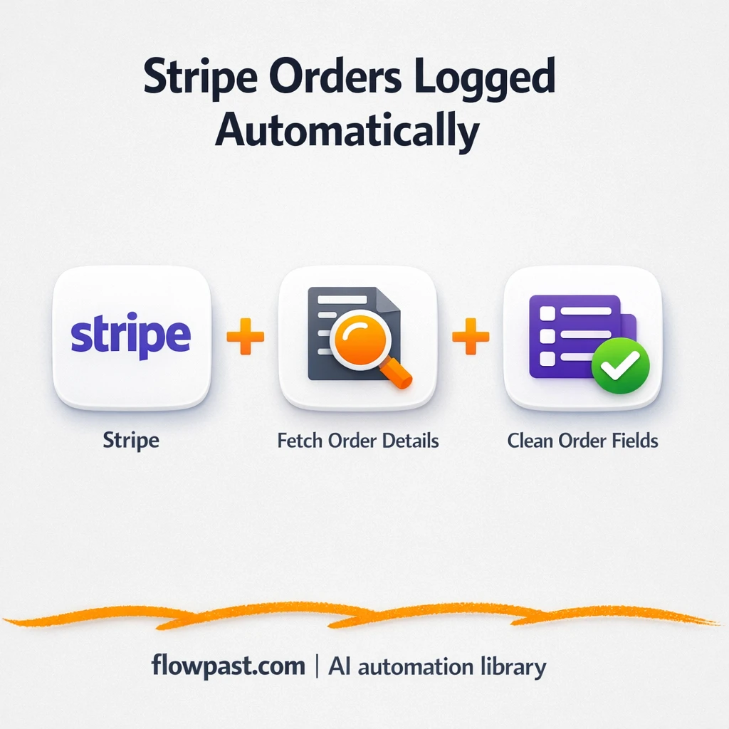 Stripe to Google Sheets, clean sales logs every time - n8n workflow automation template