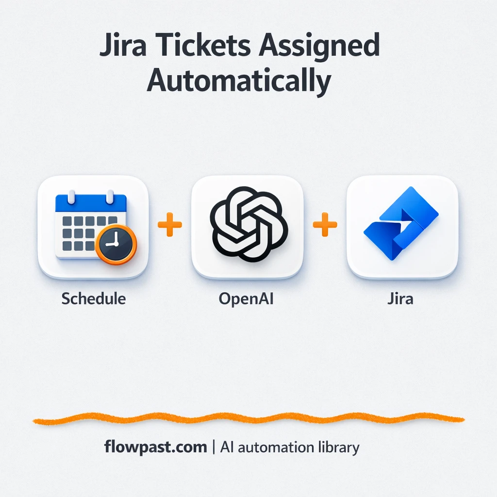 Jira + OpenAI: tickets auto assigned to the right owner - n8n workflow automation template