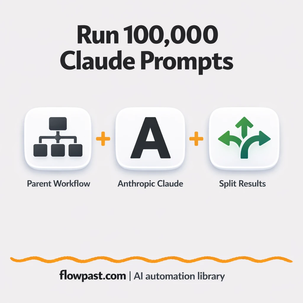 Claude to Google Sheets, batch results you can trust - n8n workflow automation template