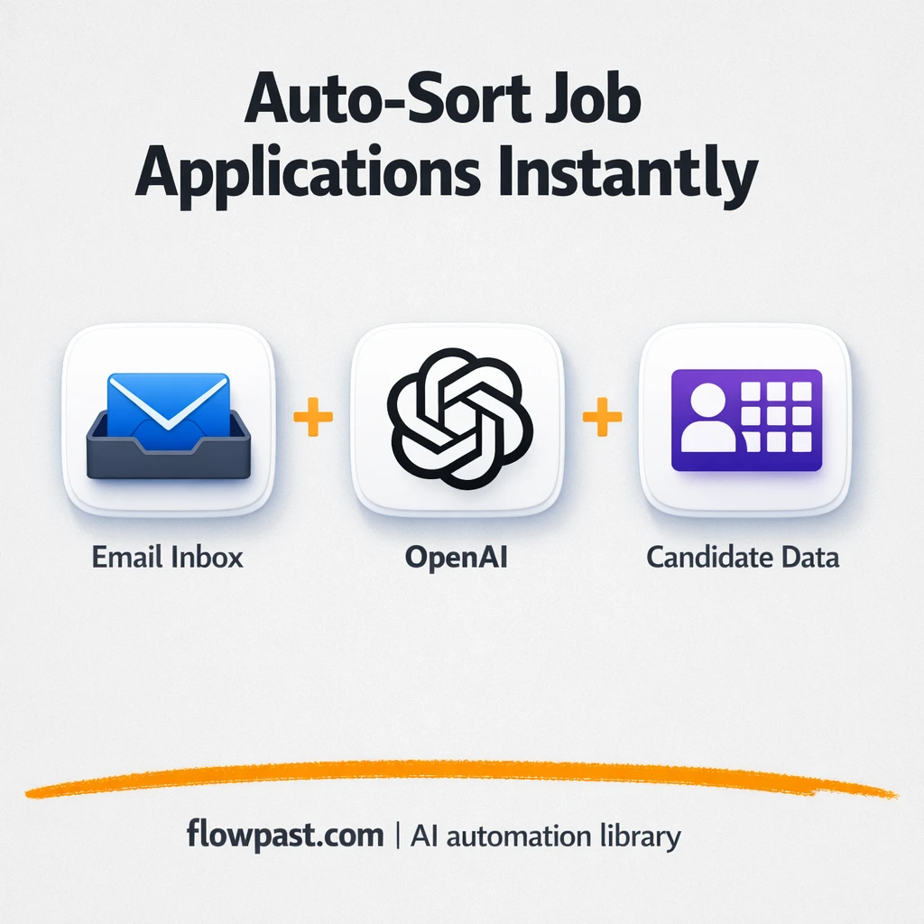 Gmail to Google Sheets, job applicants logged clean - n8n workflow automation template