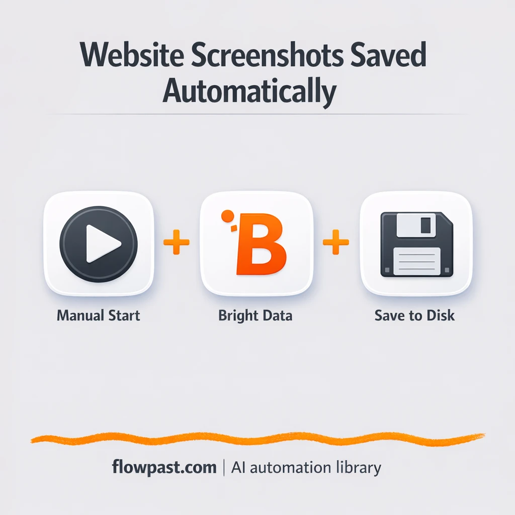 Bright Data + Google Drive, reliable site screenshots - n8n workflow automation template