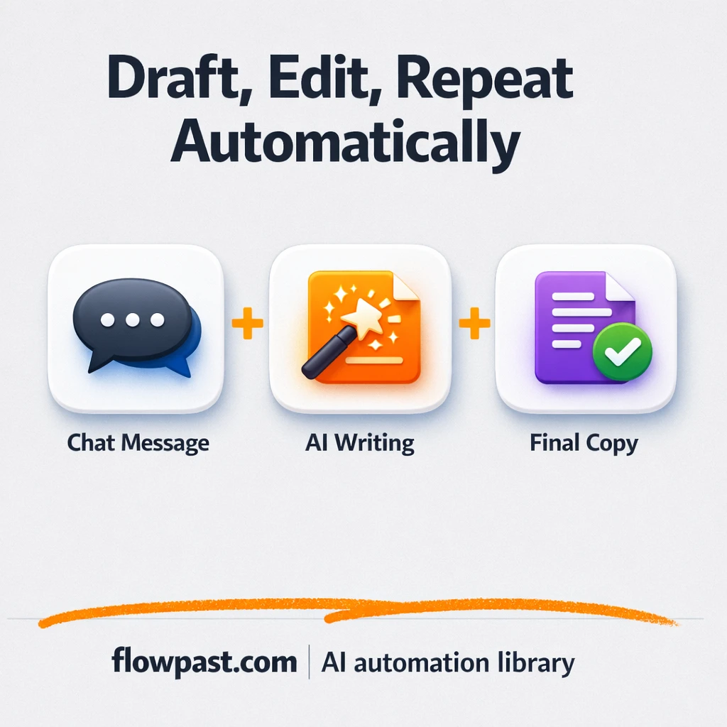 OpenAI + Google Sheets: blurbs polished for you - n8n workflow automation template