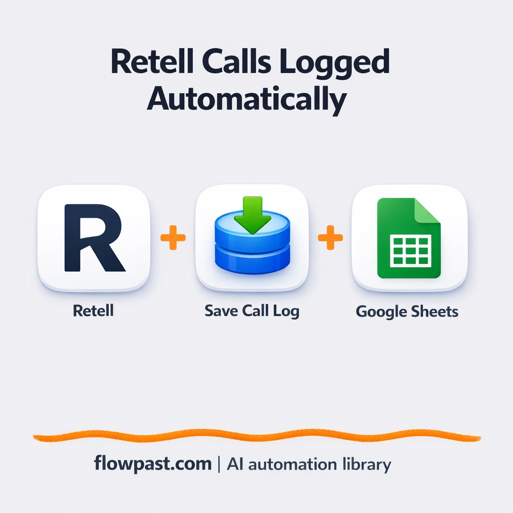 Retell to Google Sheets, searchable call transcripts - n8n workflow automation template