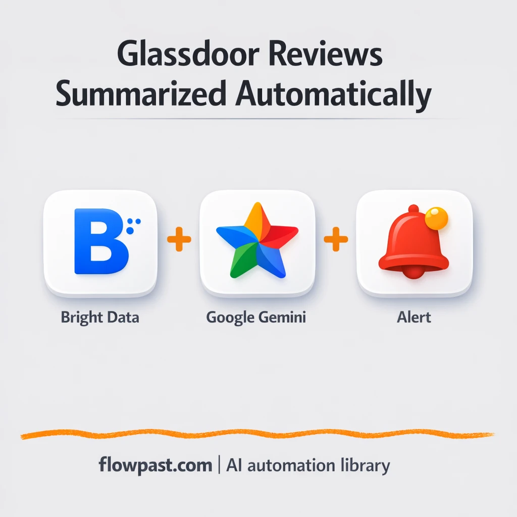 Glassdoor to Slack, review summaries you can act on - n8n workflow automation template
