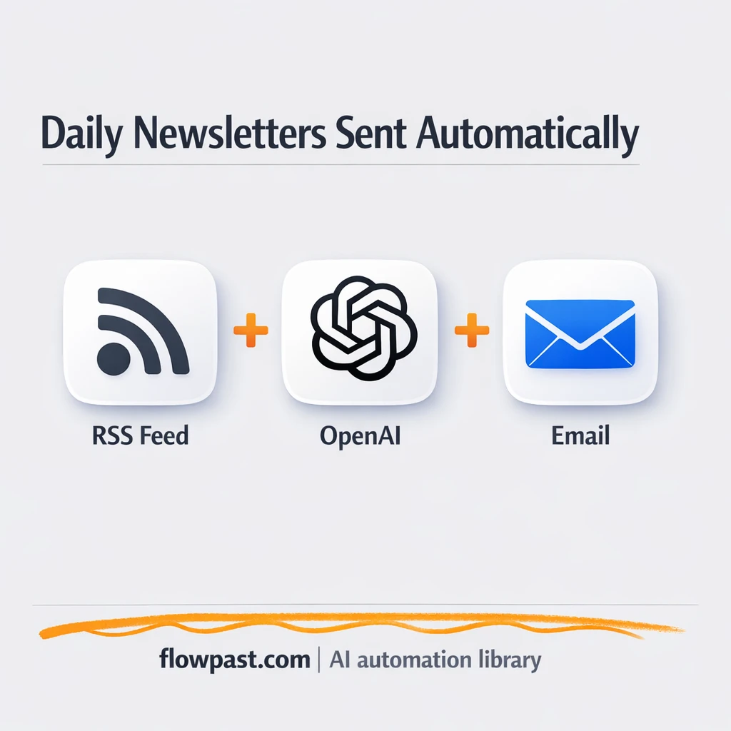 RSS + OpenAI: a polished email news digest in Hebrew - n8n workflow automation template
