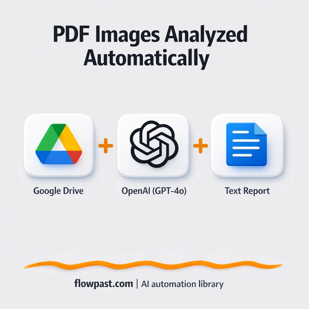 Google Drive + GPT-4o: PDFs explained image by image - n8n workflow automation template