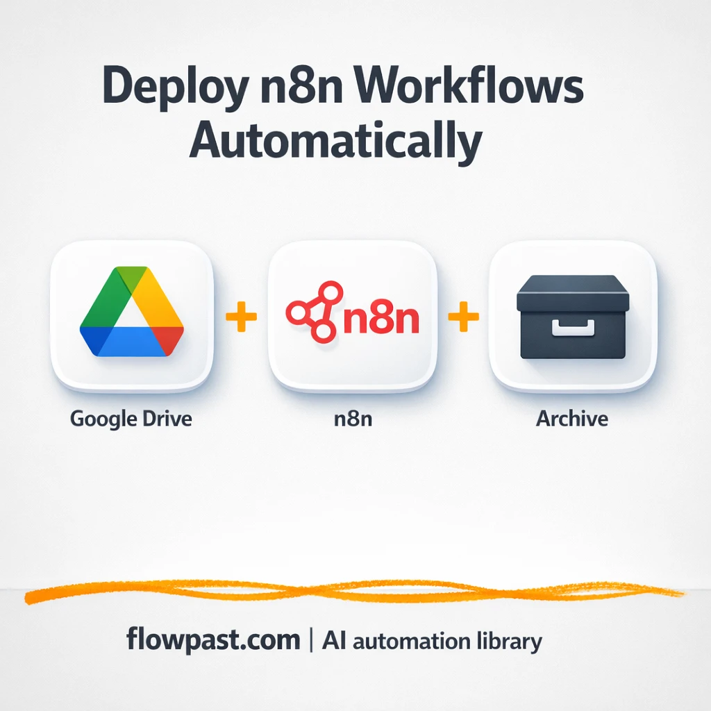 Google Drive to Slack, deployment updates you can trust - n8n workflow automation template