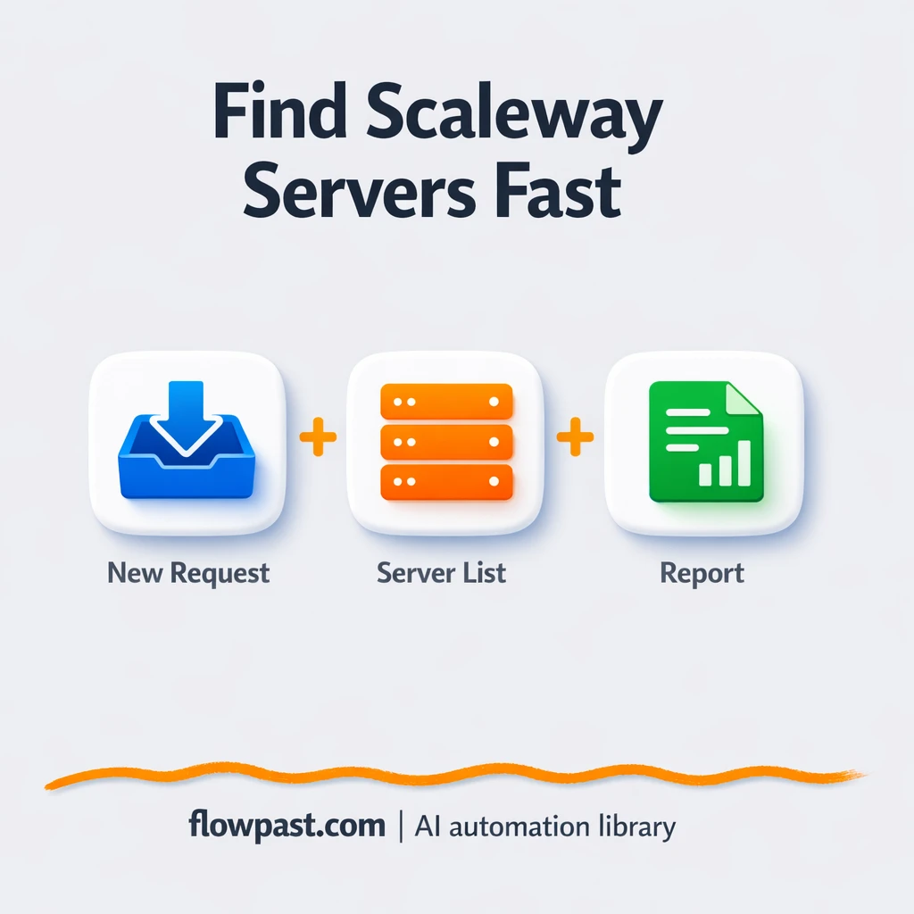 Scaleway to Slack: instant server lookup results - n8n workflow automation template