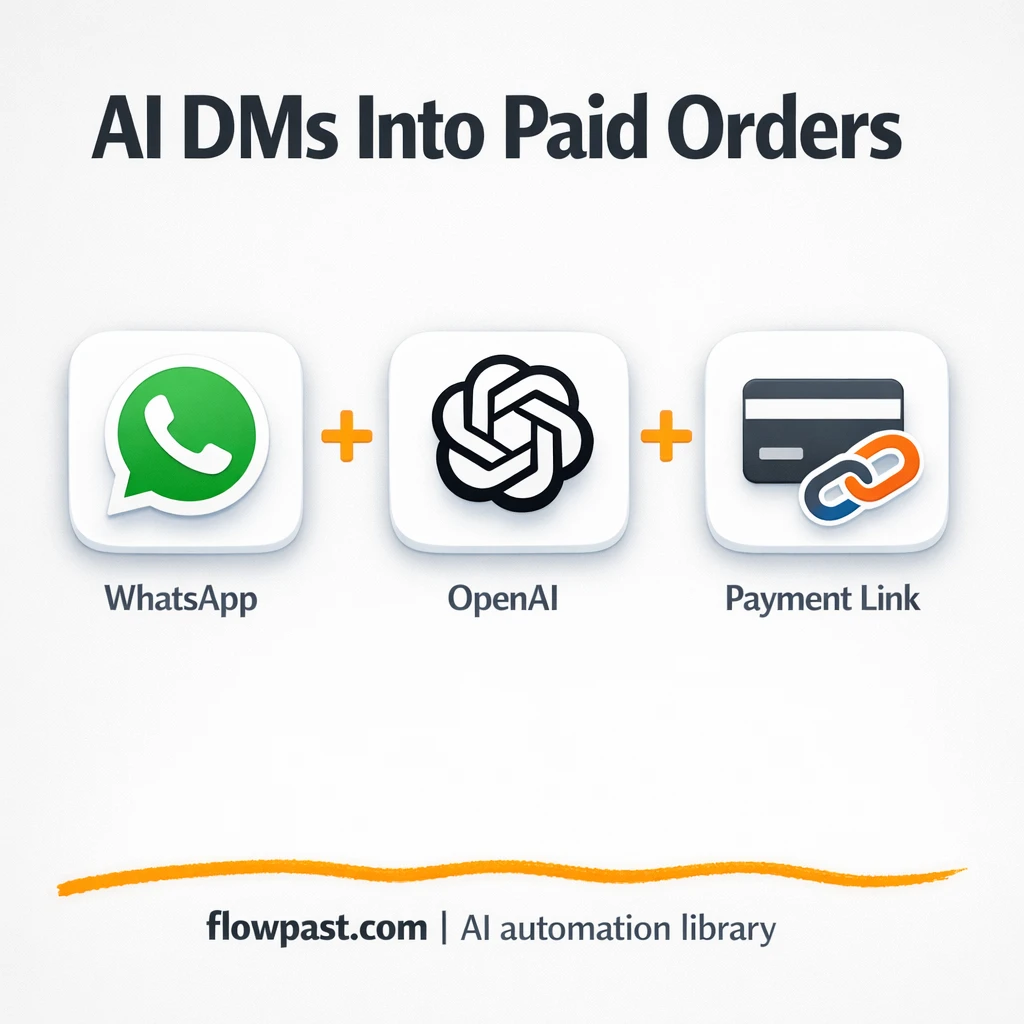 WhatsApp + Google Maps, take orders without back and forth - n8n workflow automation template