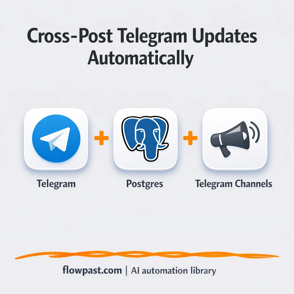 Postgres to Telegram, scheduled posts without chaos - n8n workflow automation template