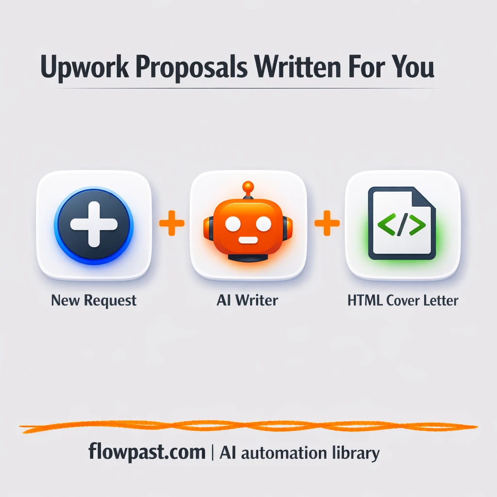 Mac Shortcuts + Upwork, tailored proposals on demand - n8n workflow automation template