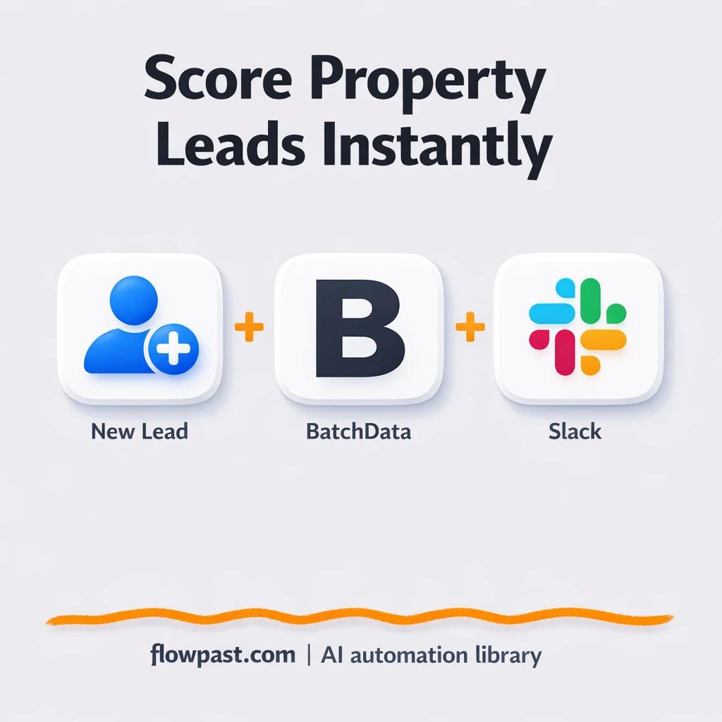 BatchData + Slack: prioritize real estate leads fast - n8n workflow automation template
