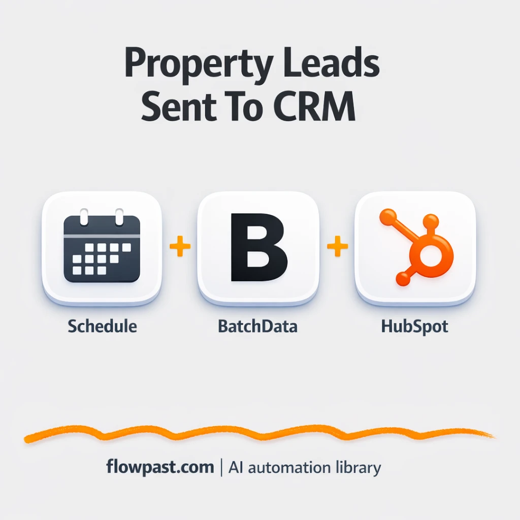BatchData to HubSpot, leads routed and ready to call - n8n workflow automation template