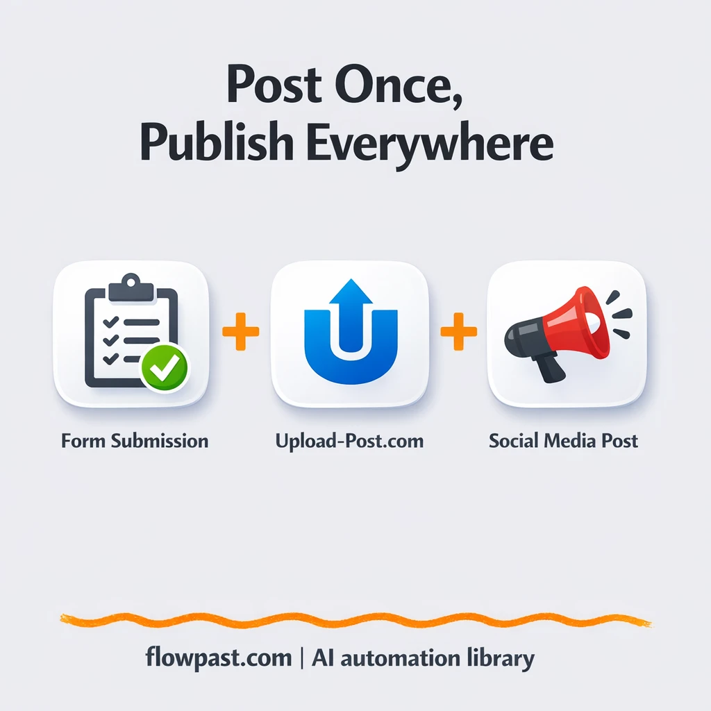 Upload-Post.com + Instagram: post everywhere once - n8n workflow automation template