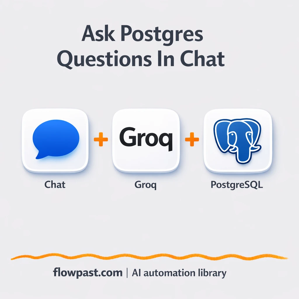 Slack to Postgres, instant answers to data questions - n8n workflow automation template