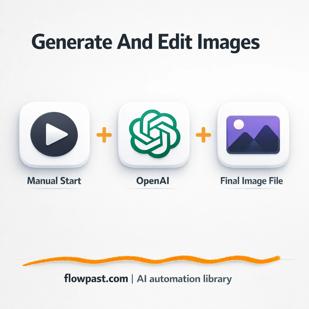 OpenAI + Telegram: faster image edits, fewer versions - n8n workflow automation template