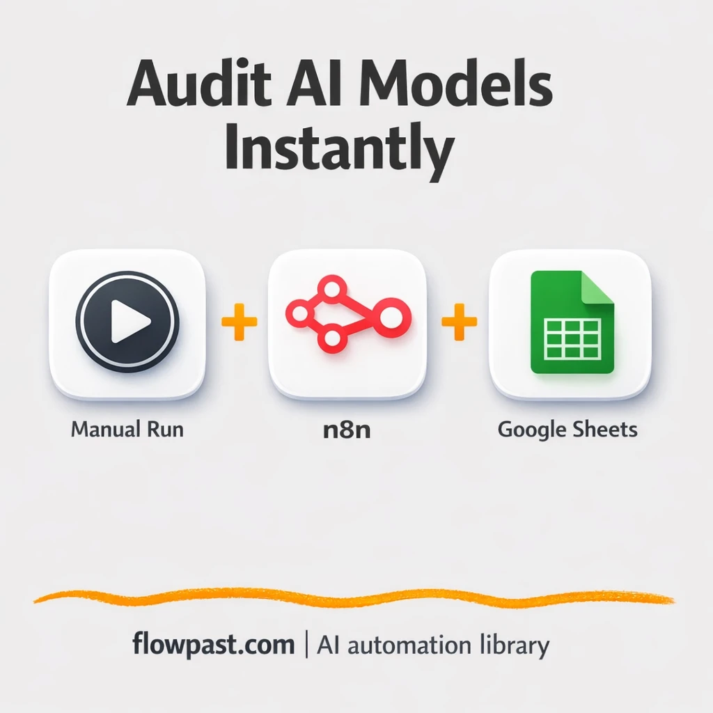 Google Sheets + Slack: track AI models in use - n8n workflow automation template