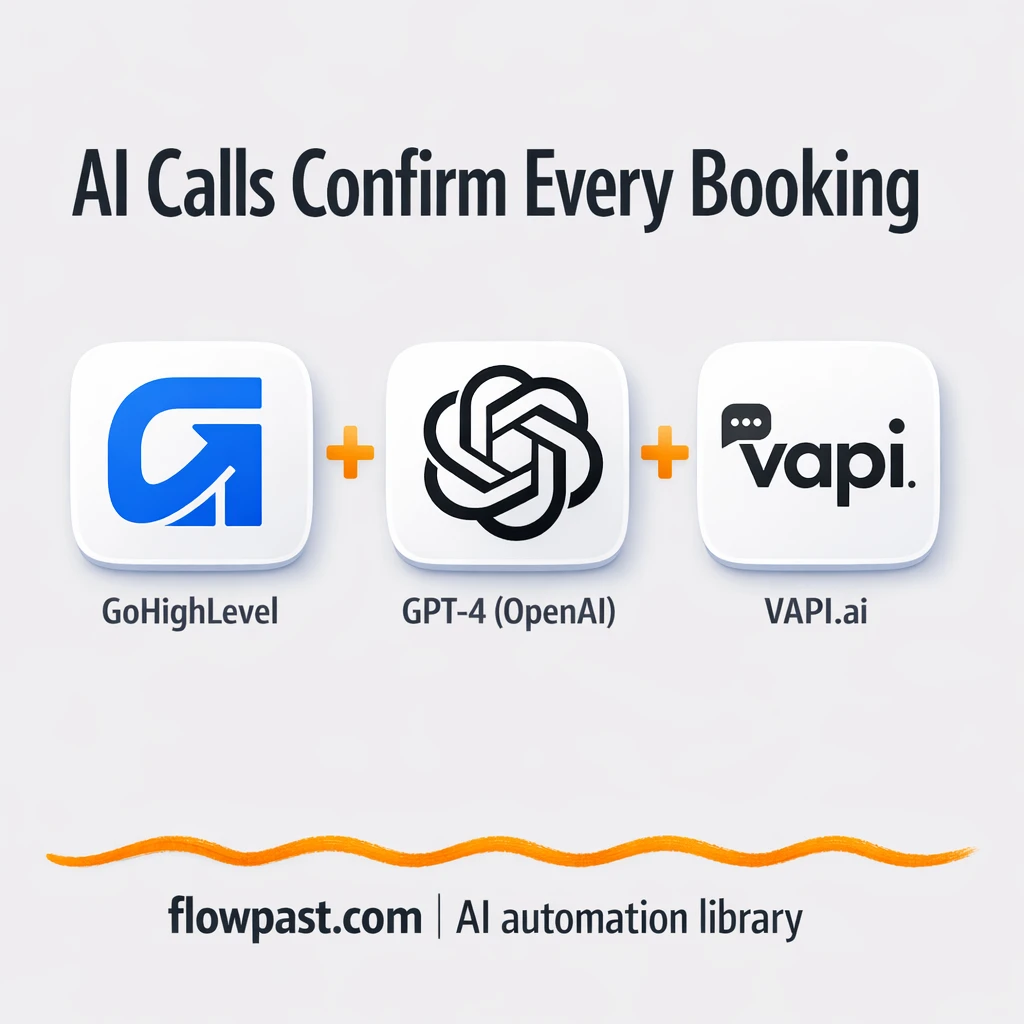 GoHighLevel + Vapi: confirm appointments by phone - n8n workflow automation template