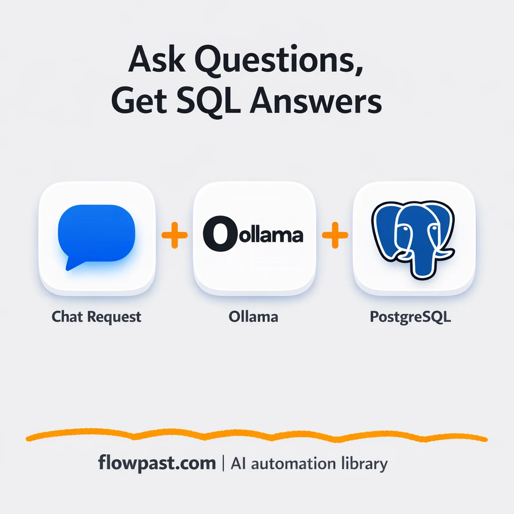 Postgres + Google Sheets: answers without SQL hassle - n8n workflow automation template