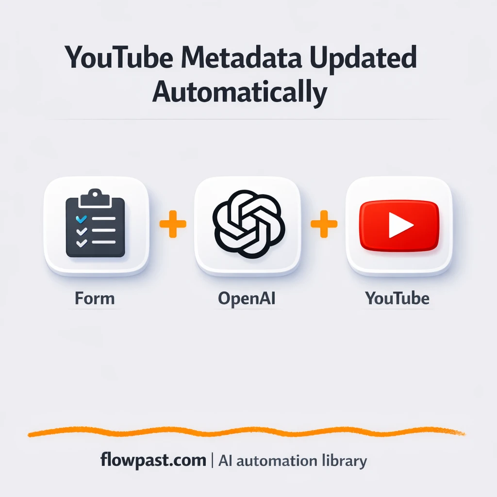 YouTube + Airtable: consistent titles, tags, links - n8n workflow automation template