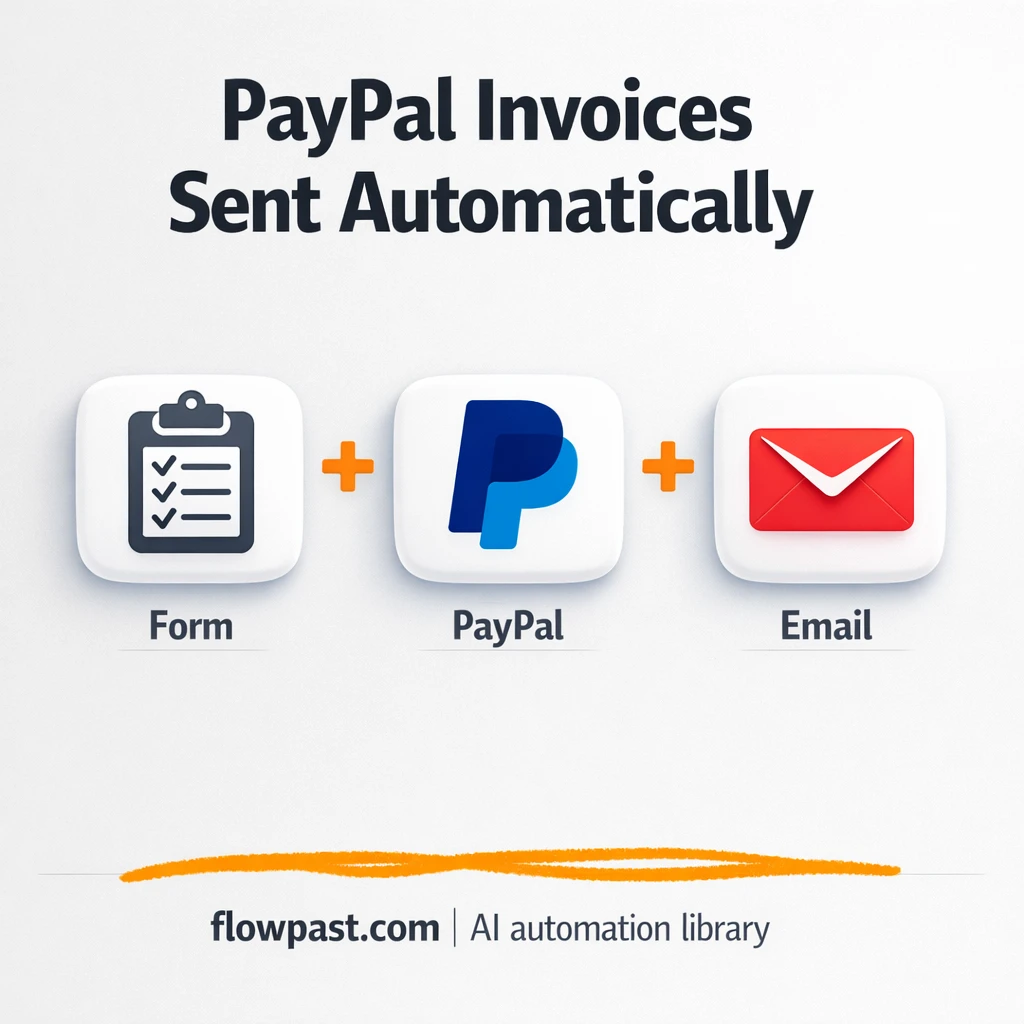 PayPal + Google Forms: itemized invoices sent fast - n8n workflow automation template