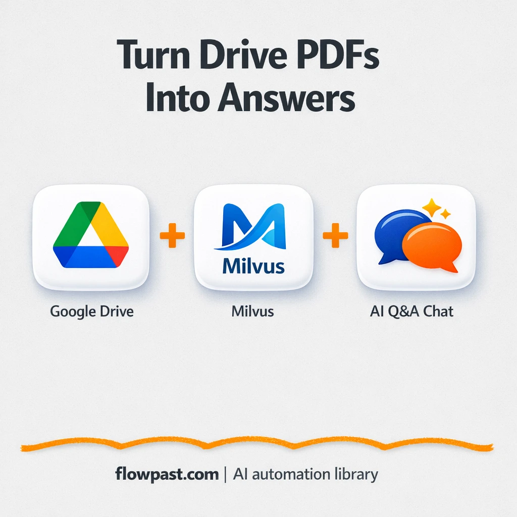 Google Drive + OpenAI: answers from your PDFs - n8n workflow automation template