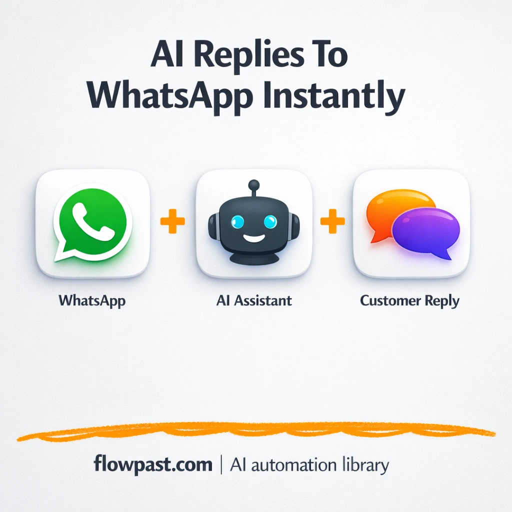 WhatsApp + OpenAI: instant replies with chat memory - n8n workflow automation template
