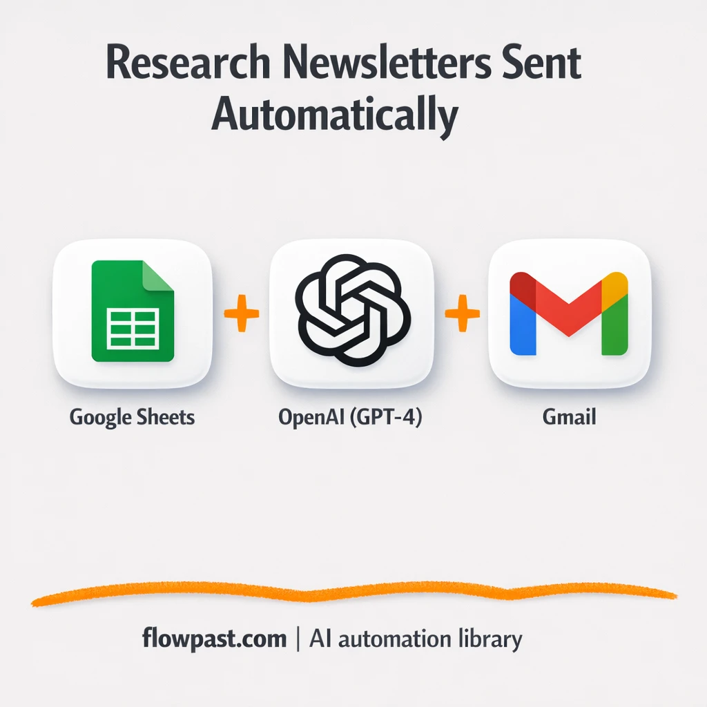 Google Sheets to Gmail, newsletters sent on schedule - n8n workflow automation template