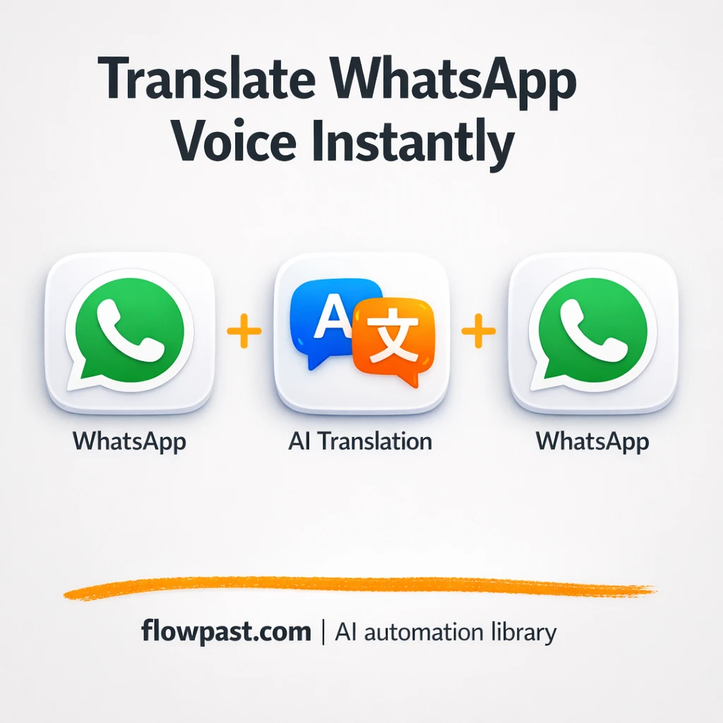 WhatsApp + OpenAI: instant multilingual replies - n8n workflow automation template