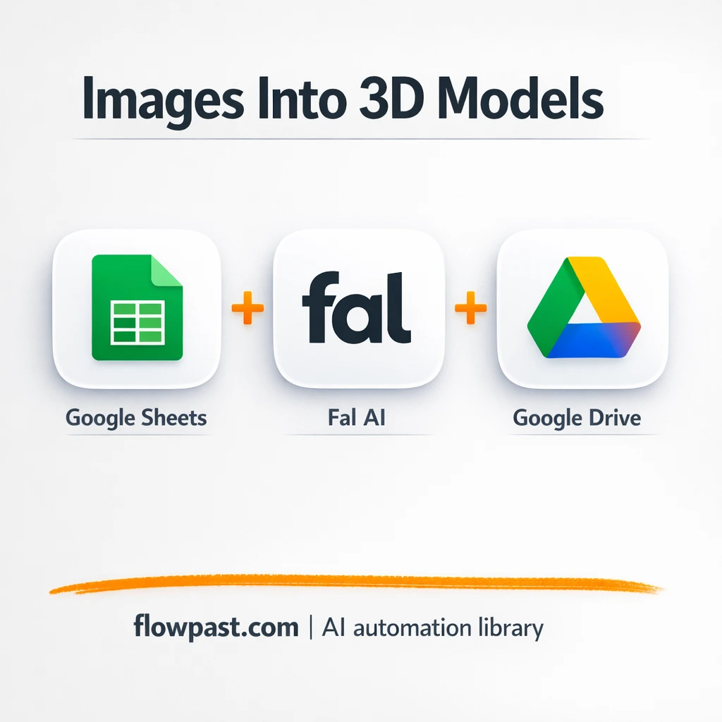Google Sheets to Google Drive, 3D files delivered - n8n workflow automation template