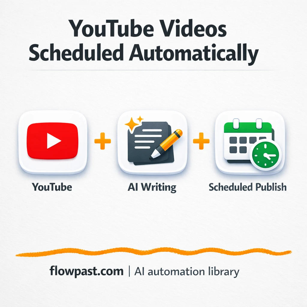 YouTube + Apify: consistent titles, tags, scheduling - n8n workflow automation template