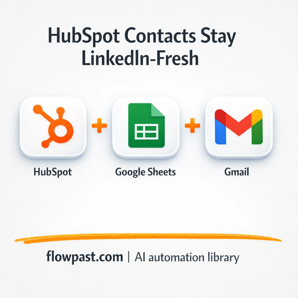 HubSpot + Google Sheets: clean CSV imports logged - n8n workflow automation template