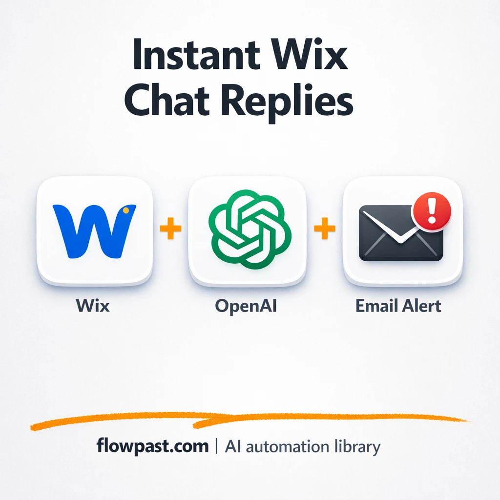 Wix Chat + OpenAI: fast replies, fewer missed leads - n8n workflow automation template