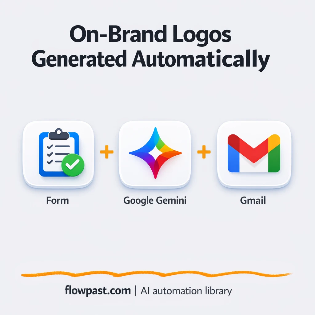 Gemini + Gmail: logo variants ready to share - n8n workflow automation template