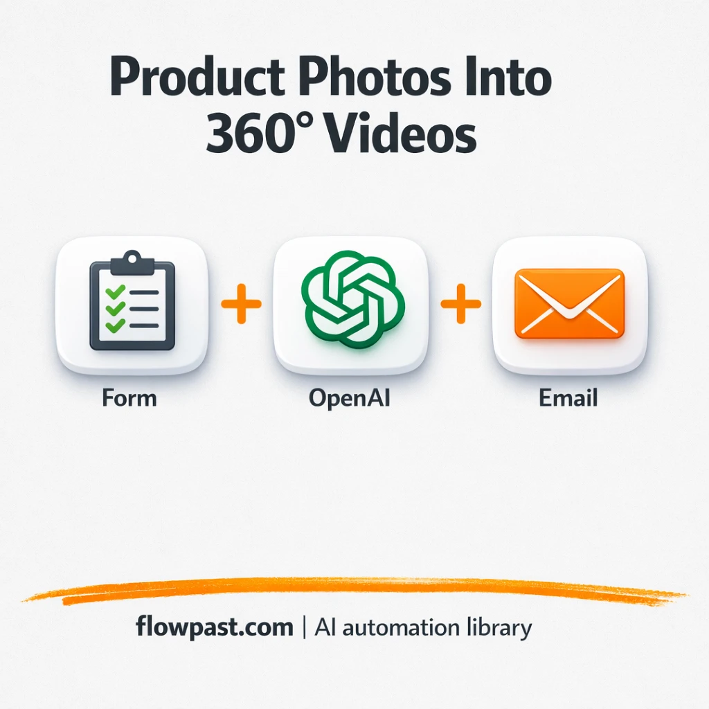 Google Drive + RunwayML: 360 product videos done - n8n workflow automation template