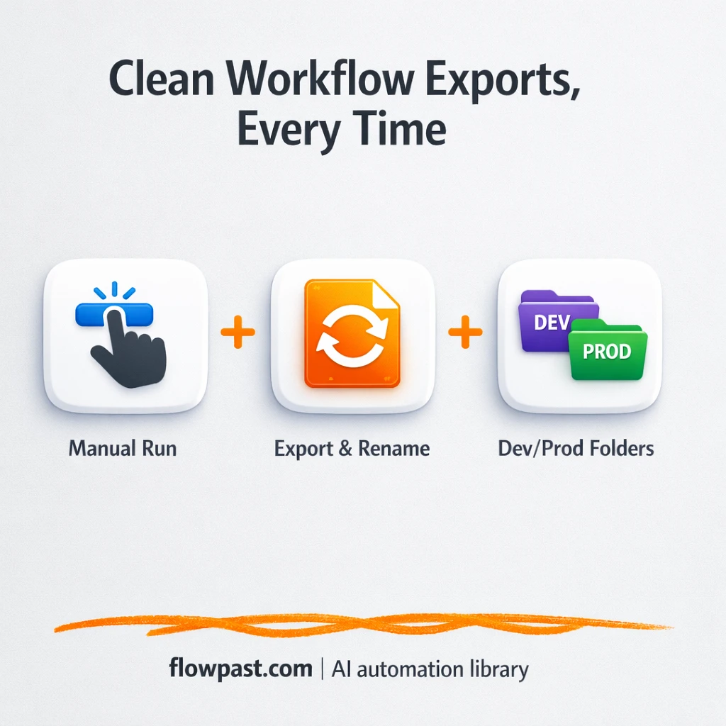 GitHub-ready exports with Slack release reminders - n8n workflow automation template