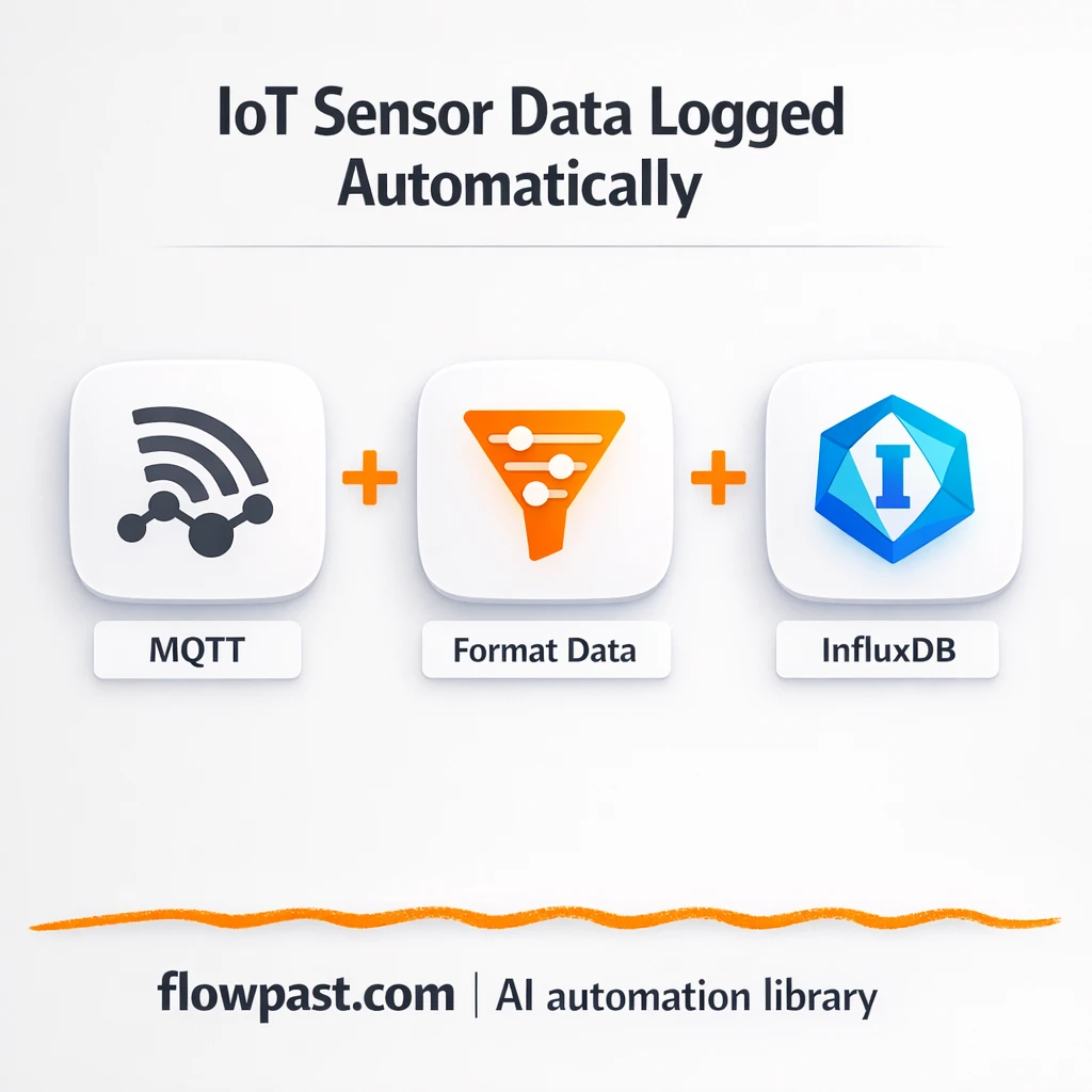 MQTT to InfluxDB, clean sensor logs you can trust - n8n workflow automation template