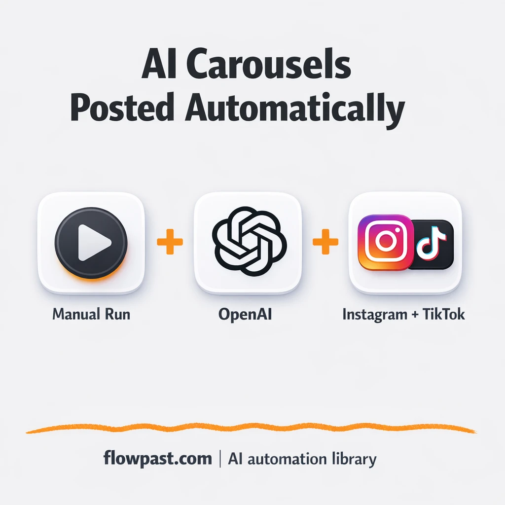 OpenAI to Instagram, carousels published consistently - n8n workflow automation template