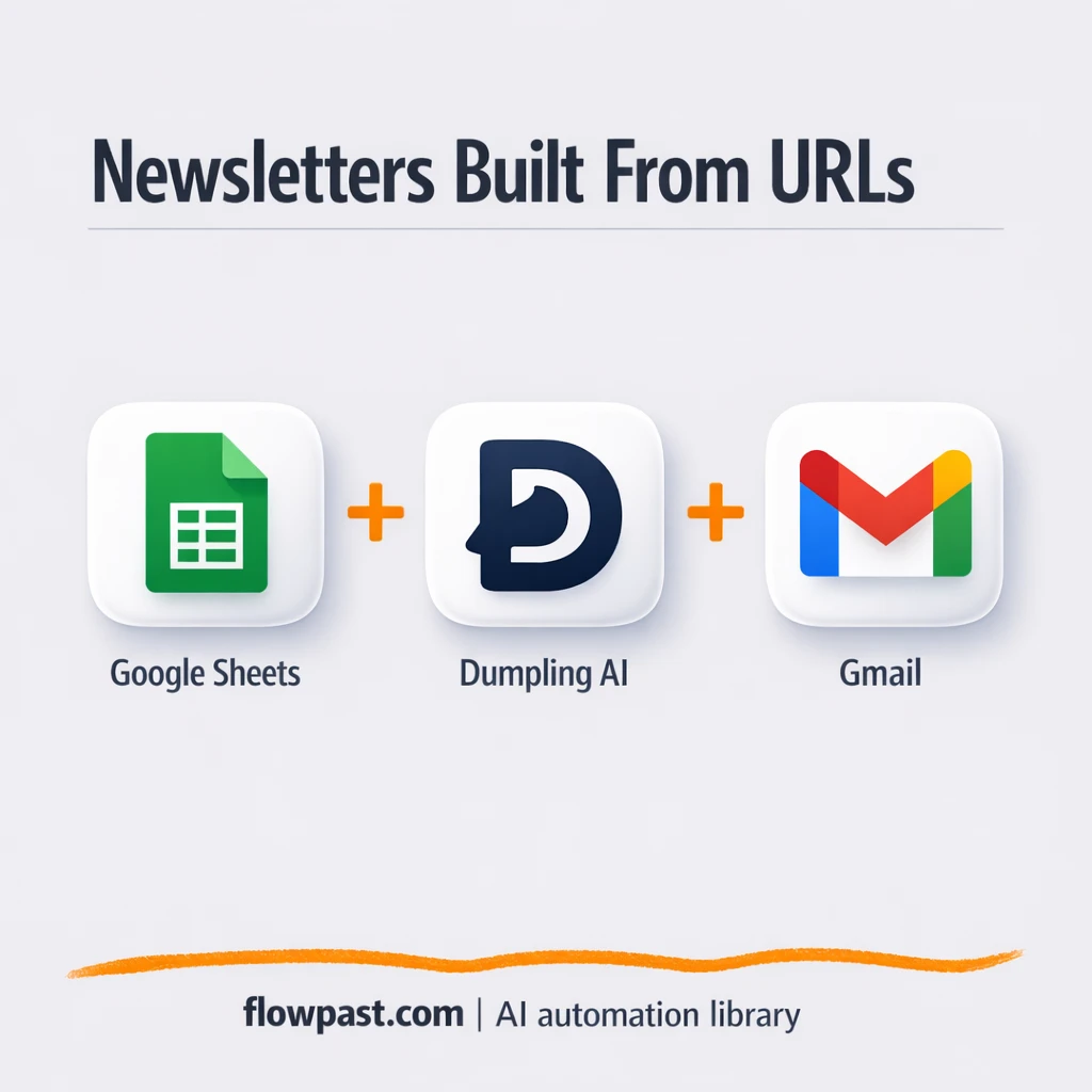 Google Sheets to Gmail, send ready newsletters fast - n8n workflow automation template
