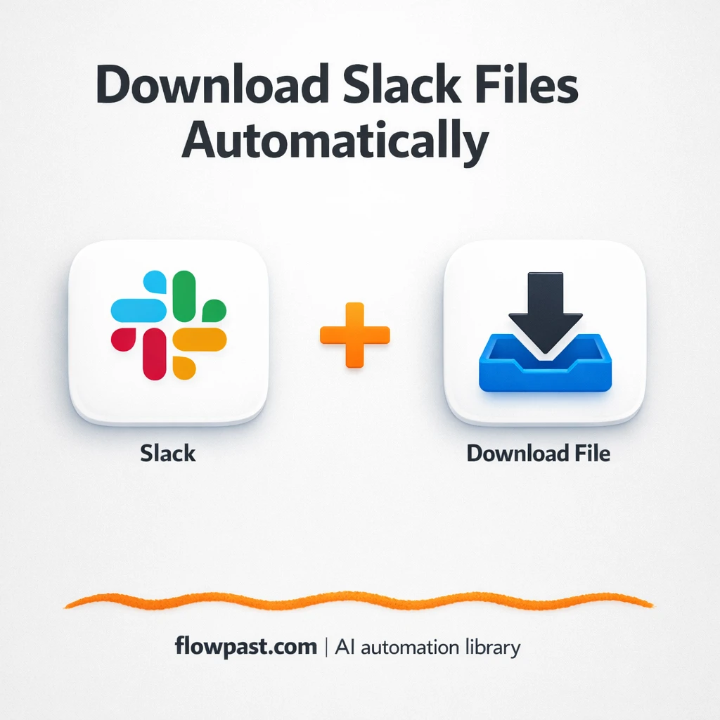 Slack to Google Drive, every attachment archived - n8n workflow automation template