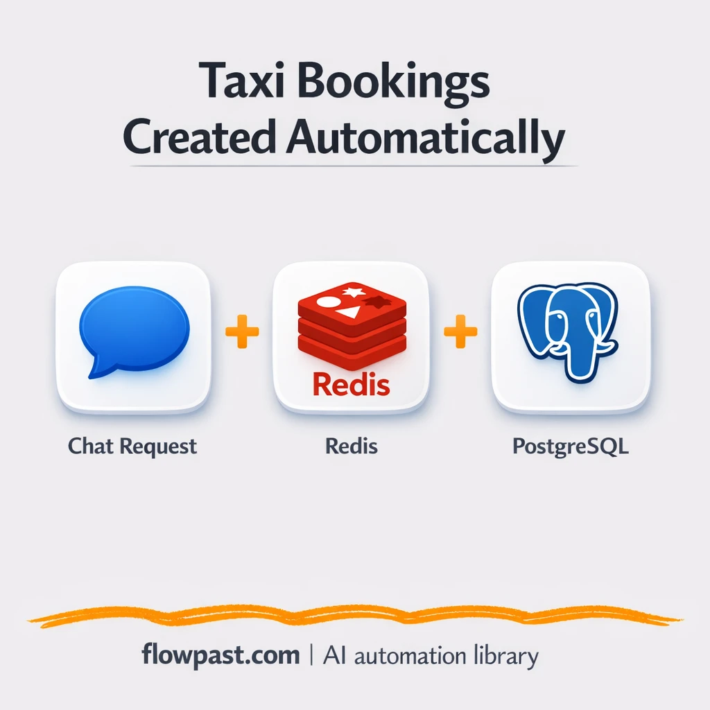 Postgres + Telegram: faster taxi quotes and bookings - n8n workflow automation template